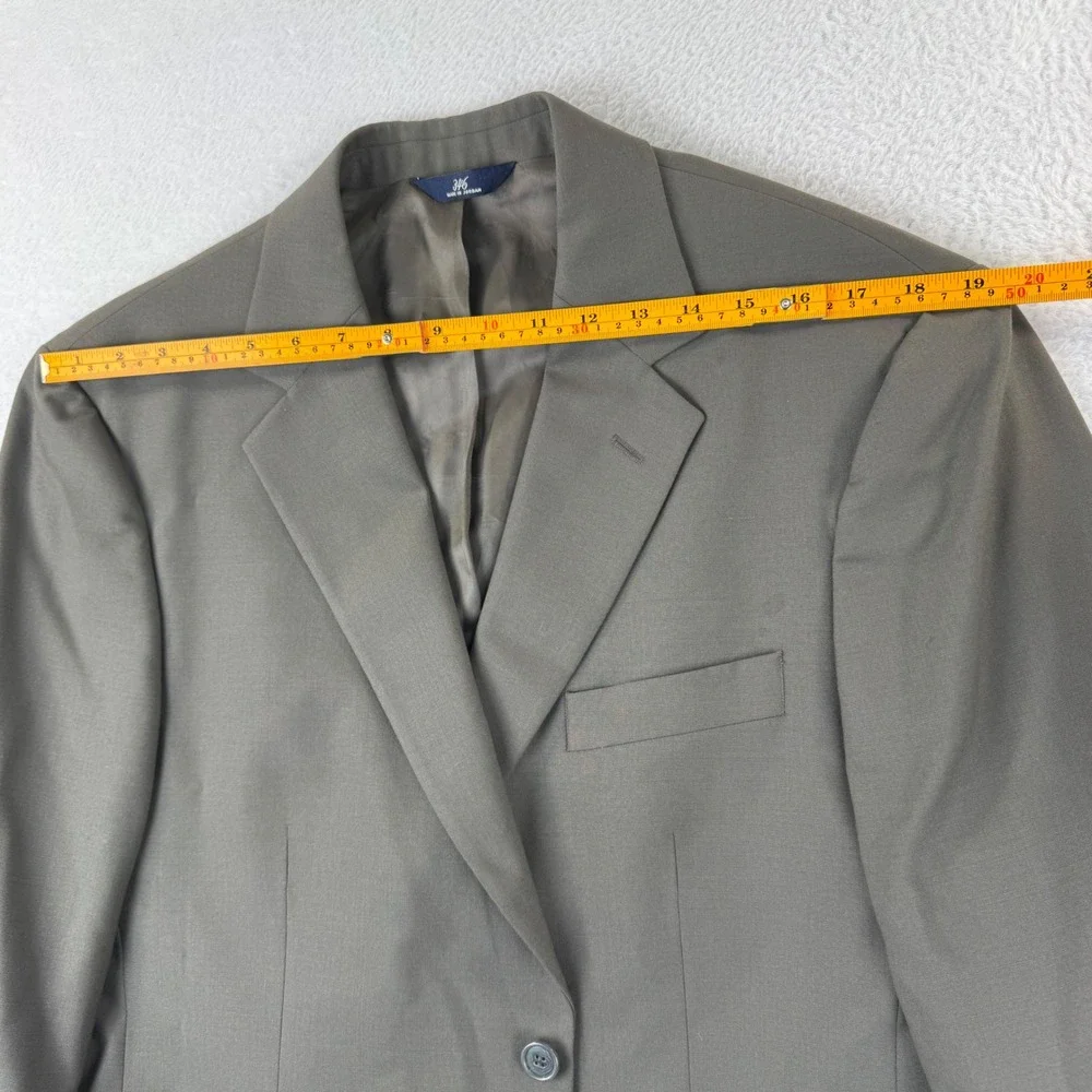Brooks Brothers 346 Blazer Jacket Mens 42 S Olive Brown Wool Stretch Sport Coat